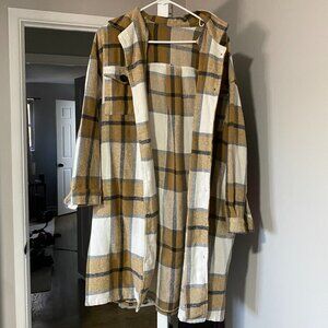 100% cotton long tan shackett